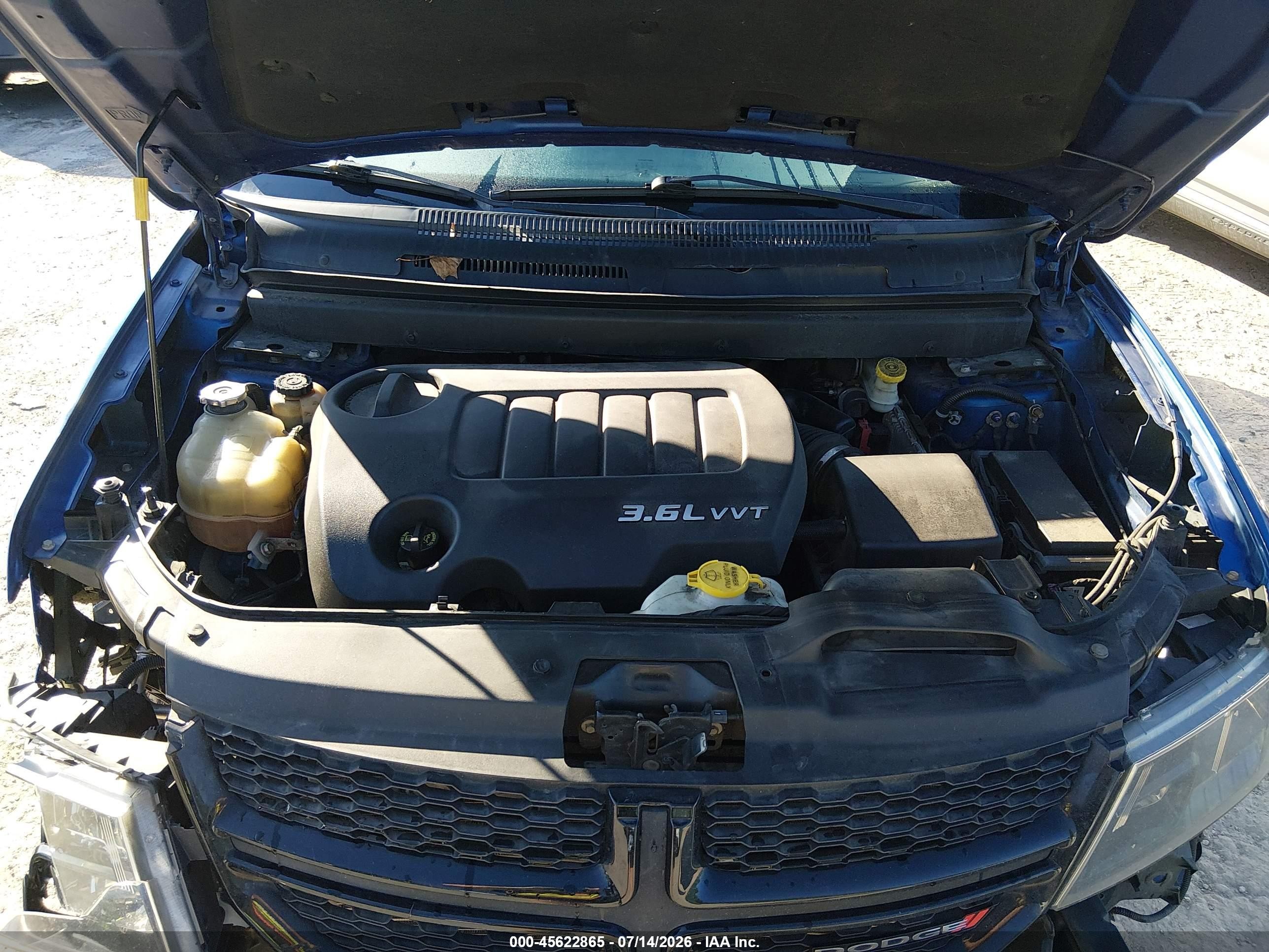 2015 Dodge Journey Crossroad Blue vin: 3C4PDDGGXFT544272