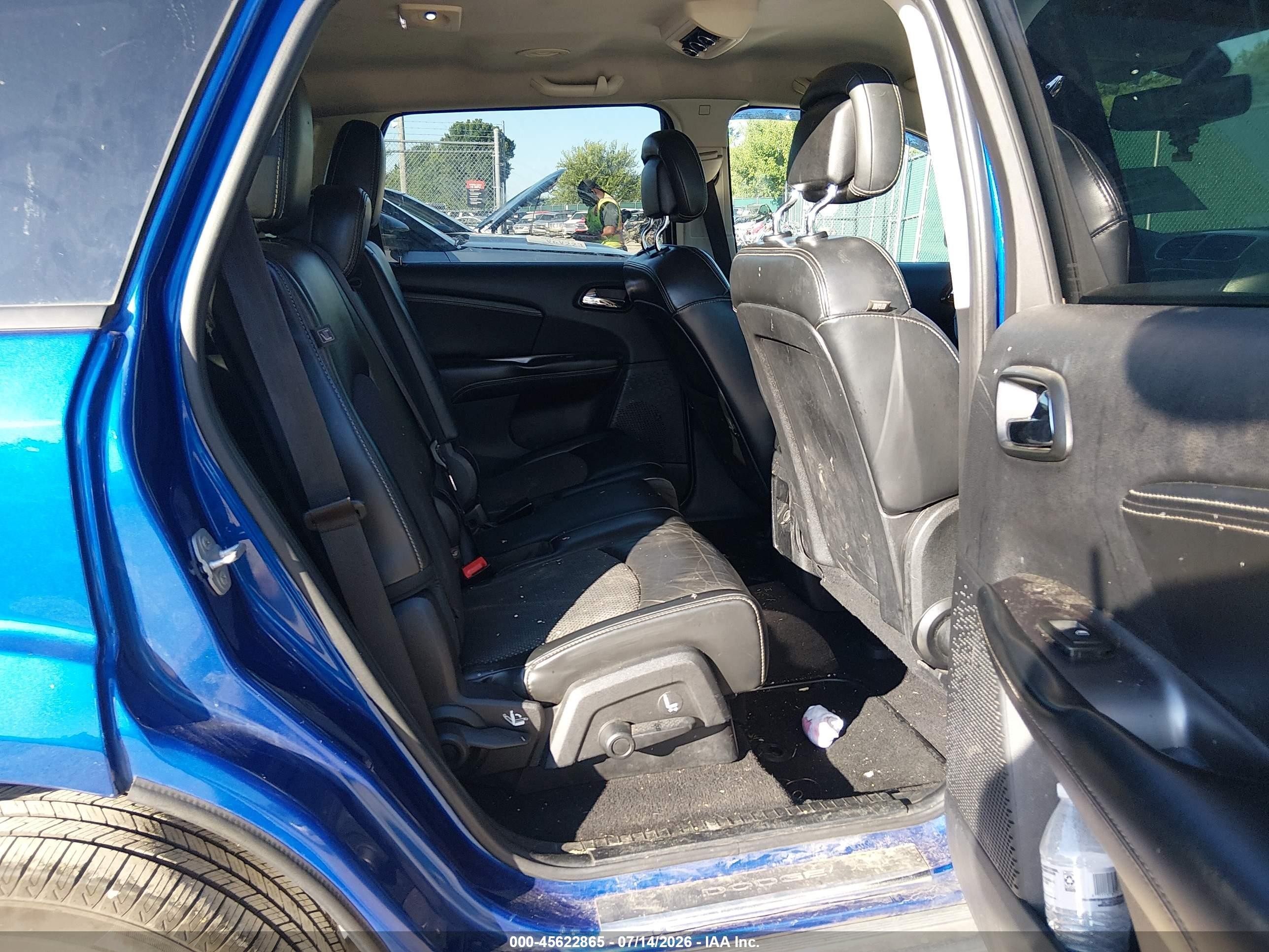 2015 Dodge Journey Crossroad Blue vin: 3C4PDDGGXFT544272