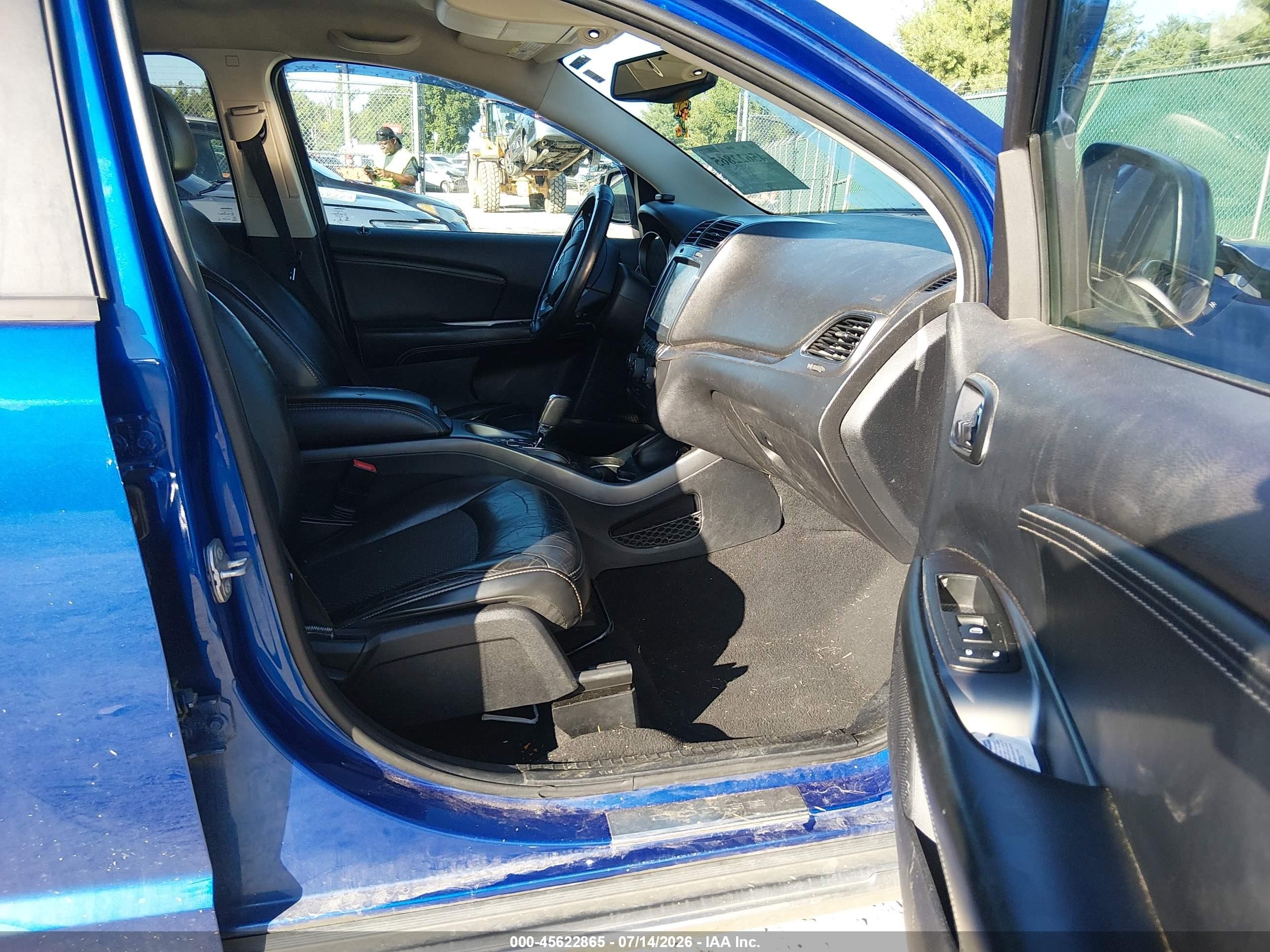 2015 Dodge Journey Crossroad Blue vin: 3C4PDDGGXFT544272