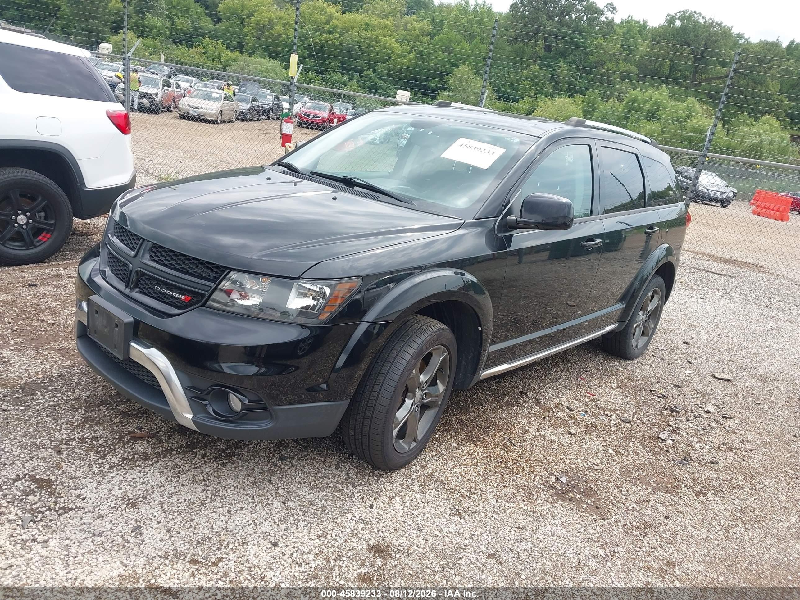 2015 Dodge Journey Crossroad Black vin: 3C4PDDGGXFT660748