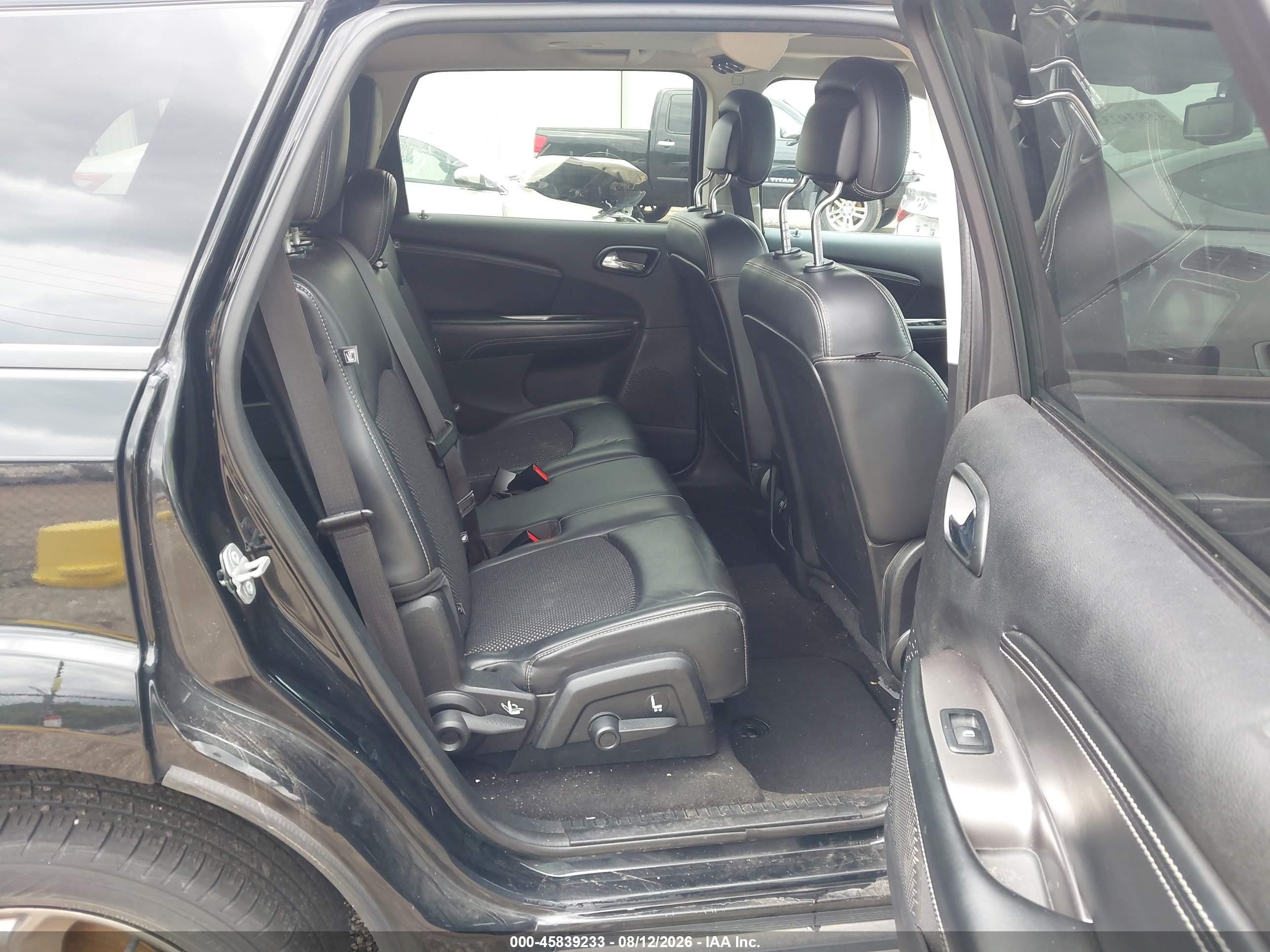 2015 Dodge Journey Crossroad Black vin: 3C4PDDGGXFT660748