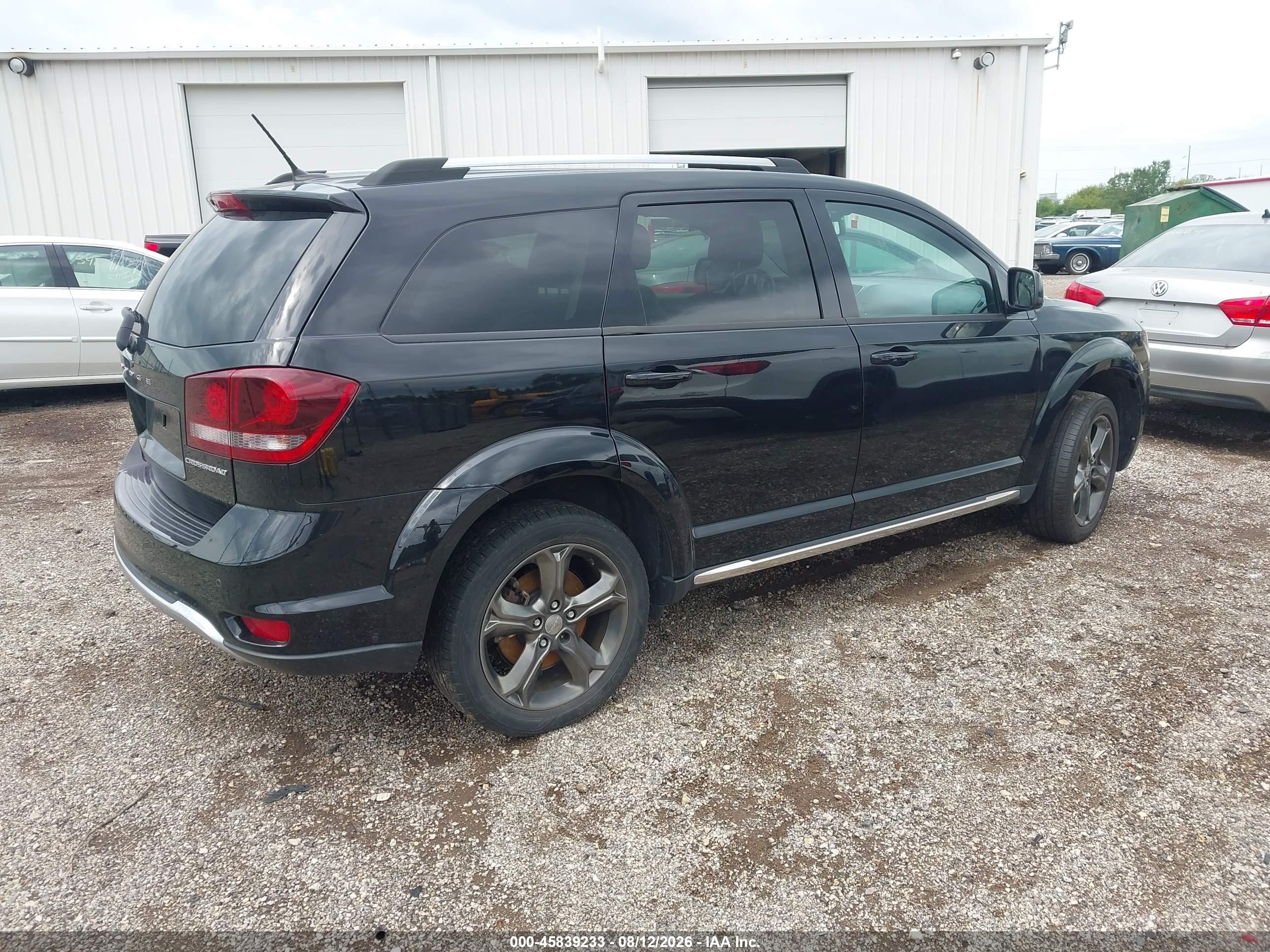2015 Dodge Journey Crossroad Black vin: 3C4PDDGGXFT660748