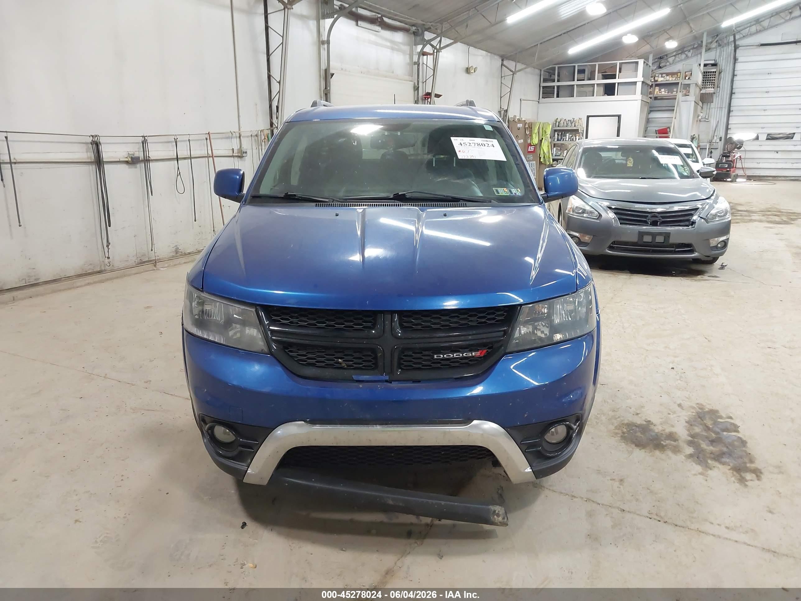 2015 Dodge Journey Crossroad Blue vin: 3C4PDDGGXFT677484