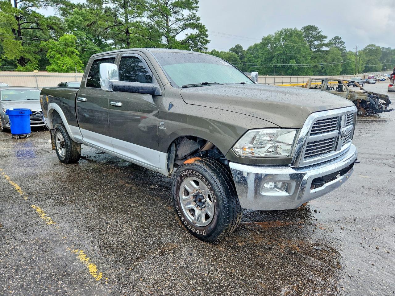 2012 Dodge Ram 3500 Laramie Green vin: 3C63D3EL0CG148954