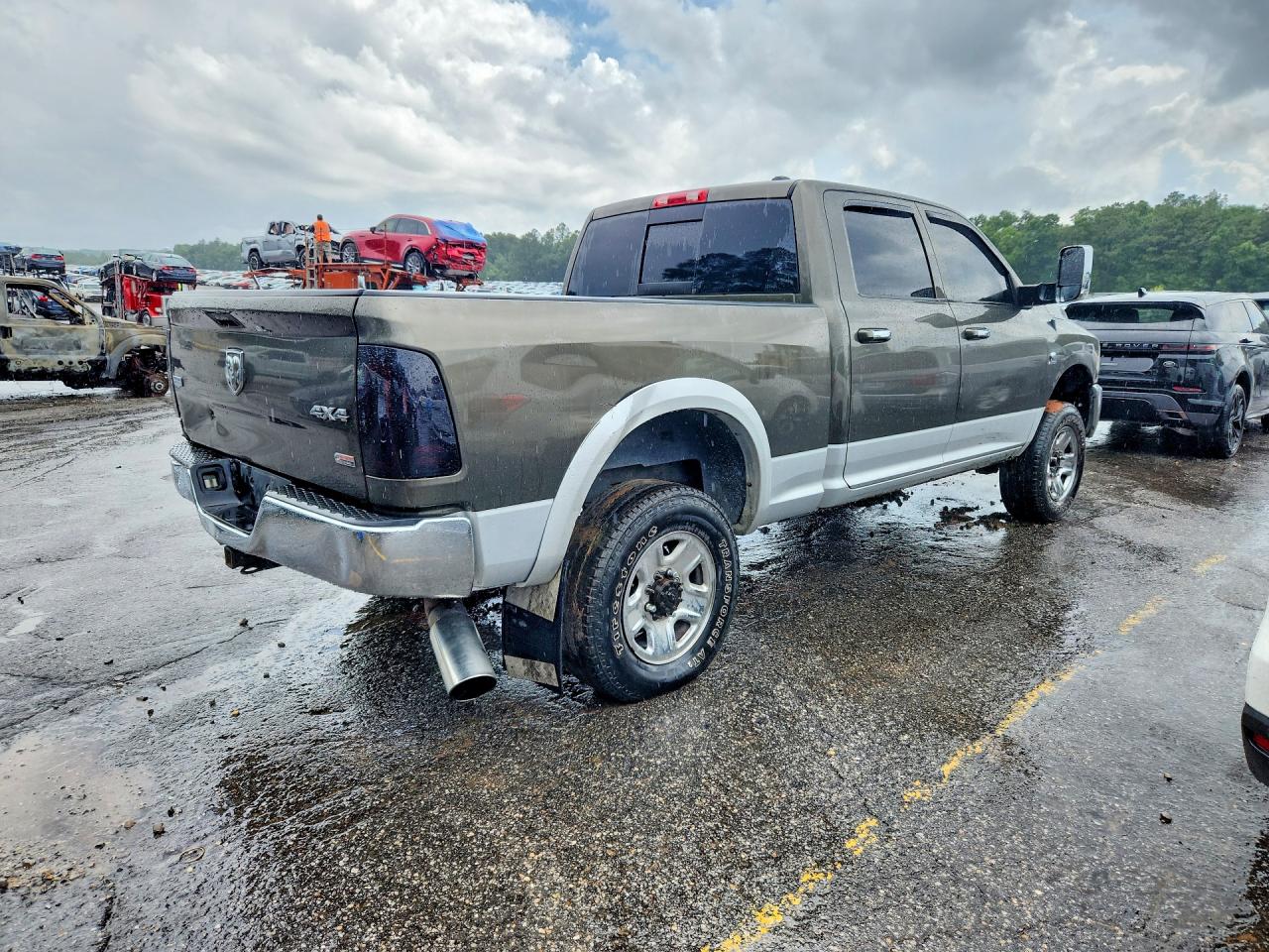 2012 Dodge Ram 3500 Laramie Green vin: 3C63D3EL0CG148954