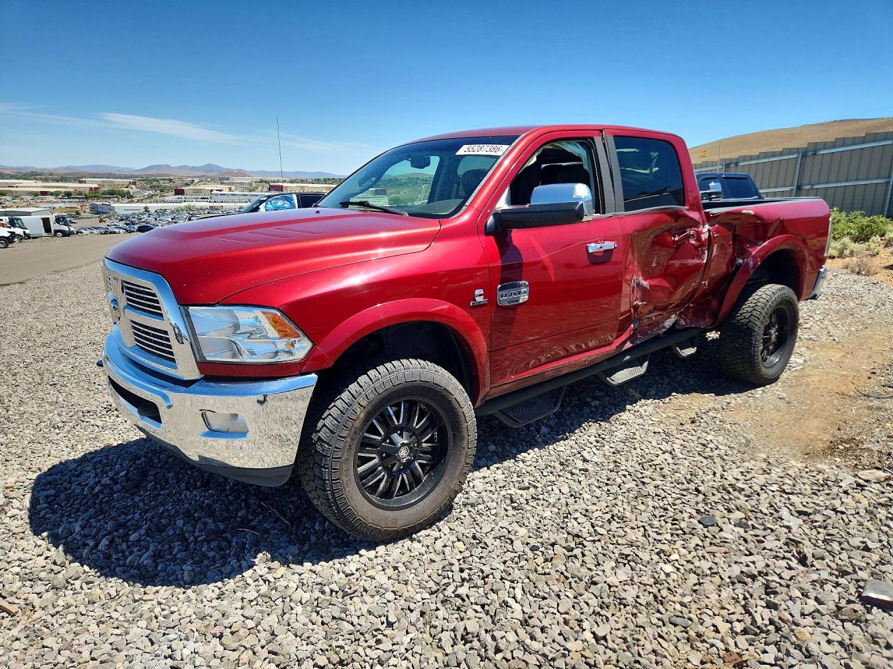 2012 Dodge Ram 3500 Longhorn Maroon vin: 3C63D3FL8CG234933