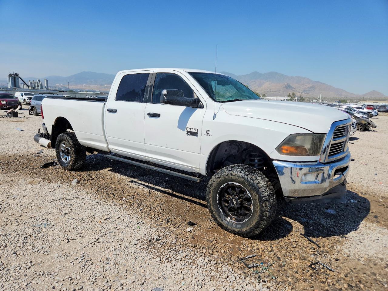 2012 Dodge Ram 3500 Slt White vin: 3C63D3HLXCG322833