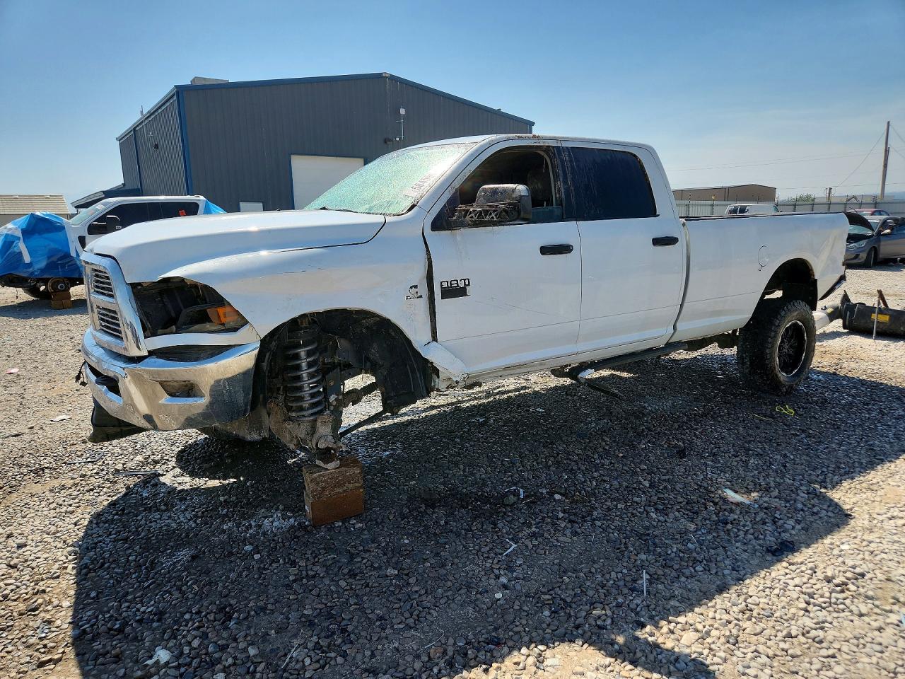 2012 Dodge Ram 3500 Slt White vin: 3C63D3HLXCG322833