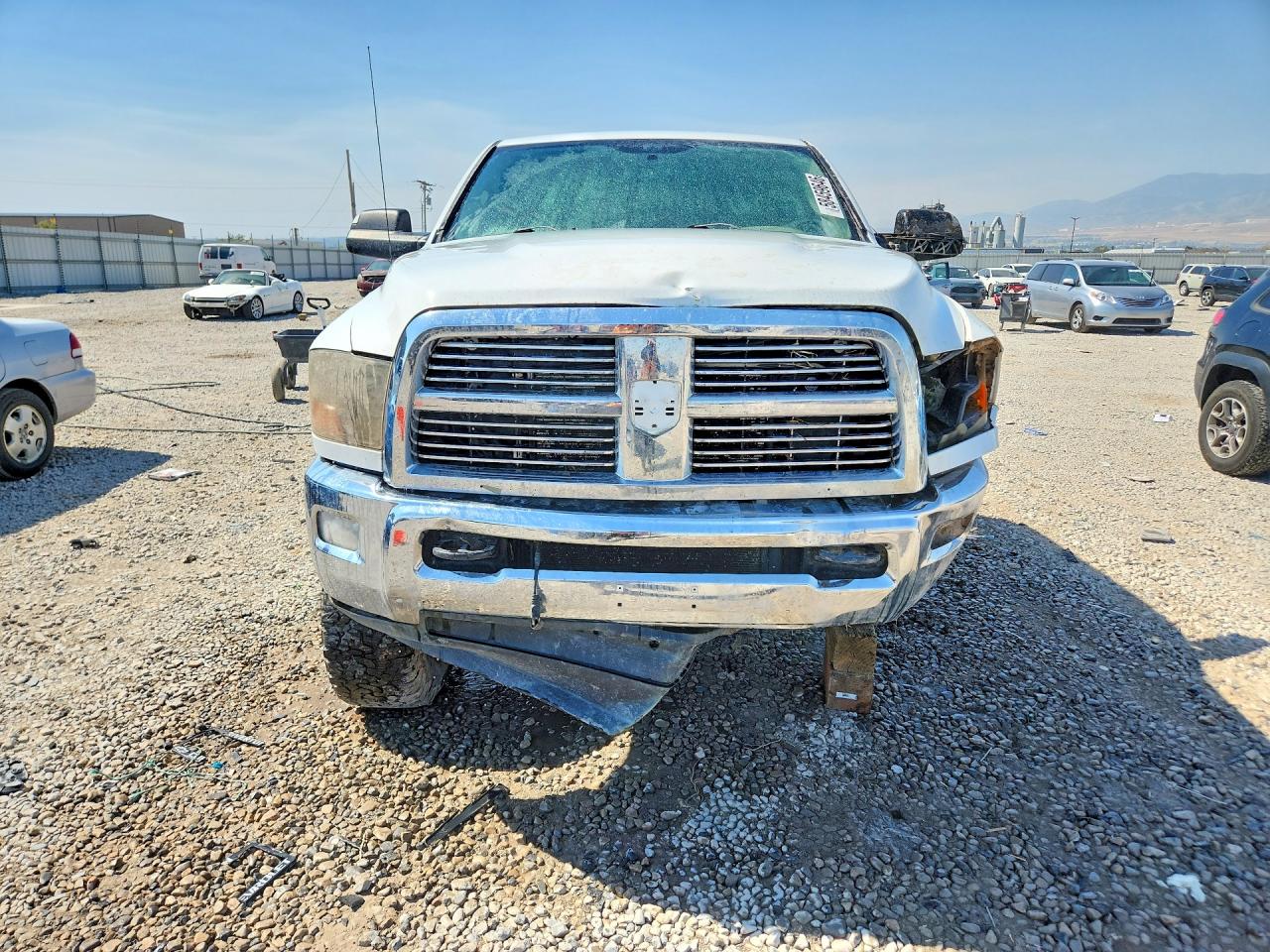 2012 Dodge Ram 3500 Slt White vin: 3C63D3HLXCG322833