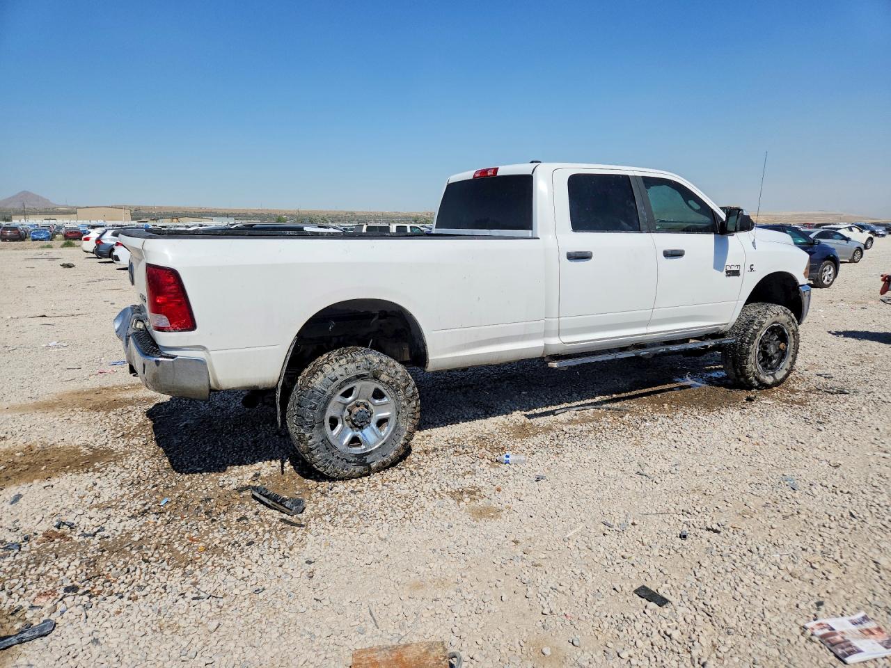 2012 Dodge Ram 3500 Slt White vin: 3C63D3HLXCG322833