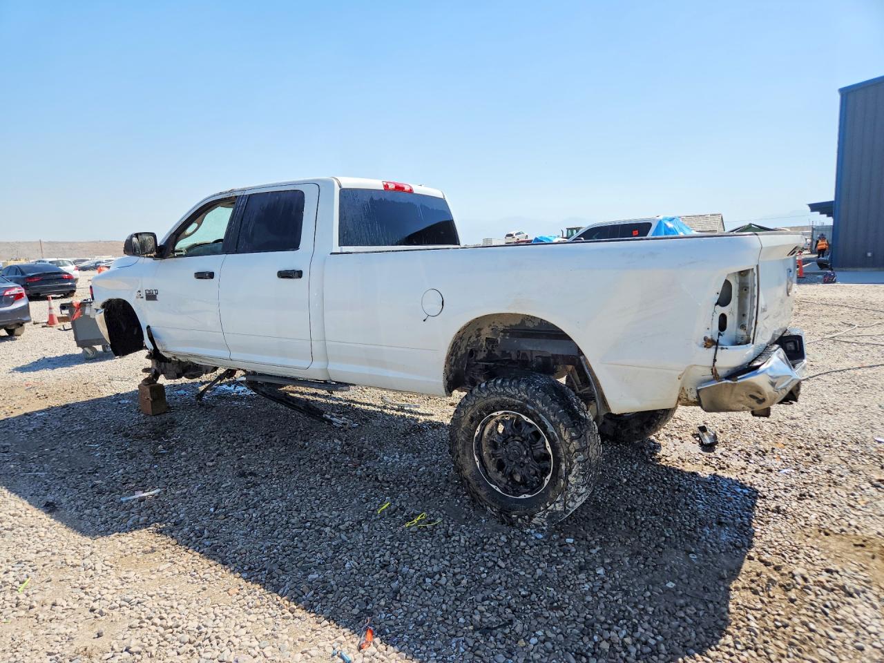 2012 Dodge Ram 3500 Slt White vin: 3C63D3HLXCG322833