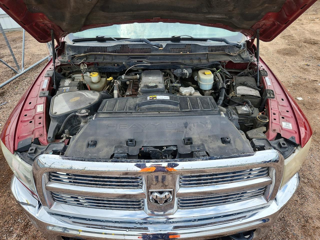 2012 Dodge Ram 3500 Laramie Red vin: 3C63D3JL8CG294489