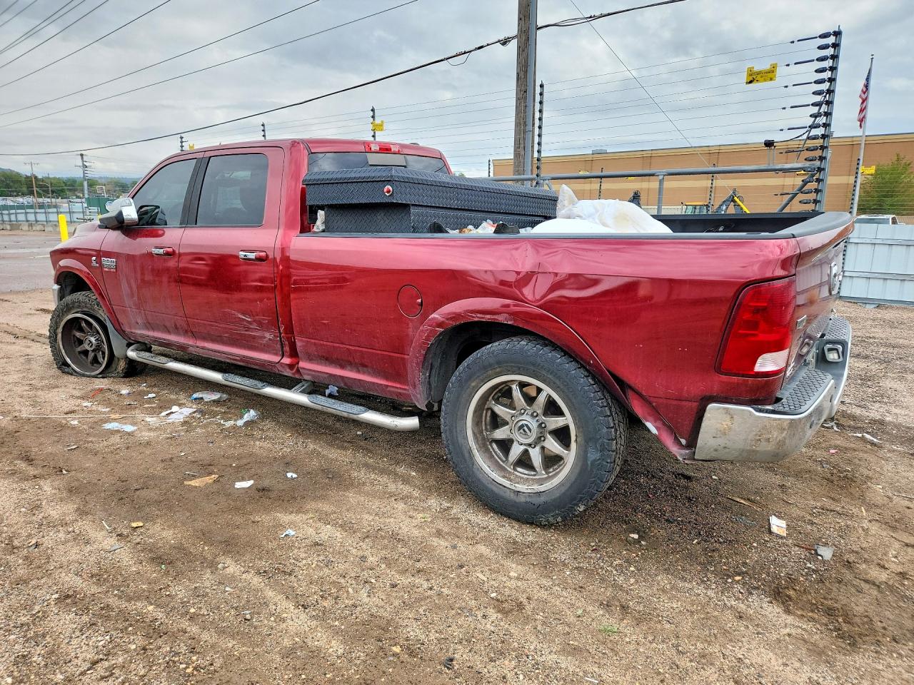 2012 Dodge Ram 3500 Laramie Red vin: 3C63D3JL8CG294489