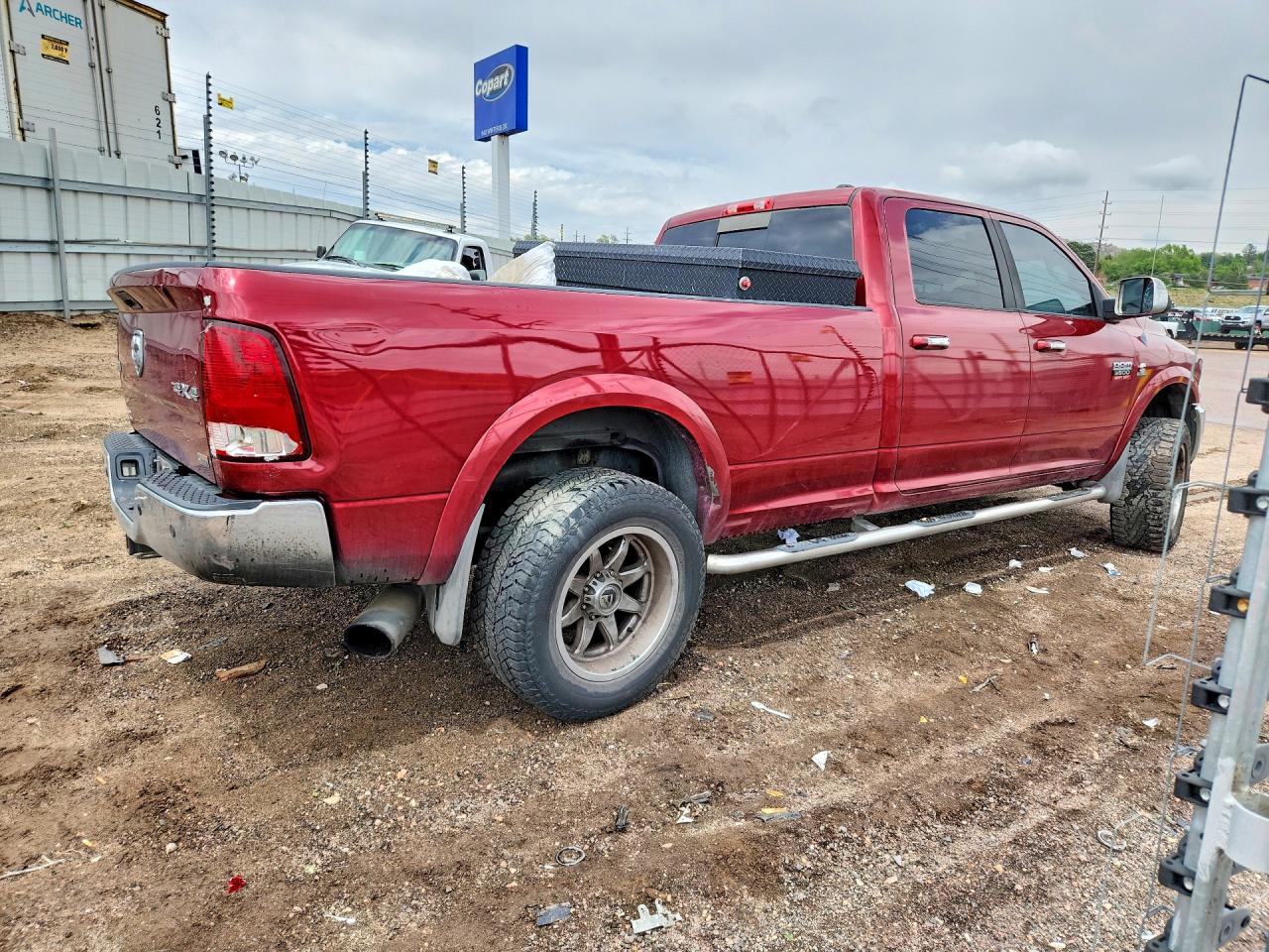 2012 Dodge Ram 3500 Laramie Red vin: 3C63D3JL8CG294489