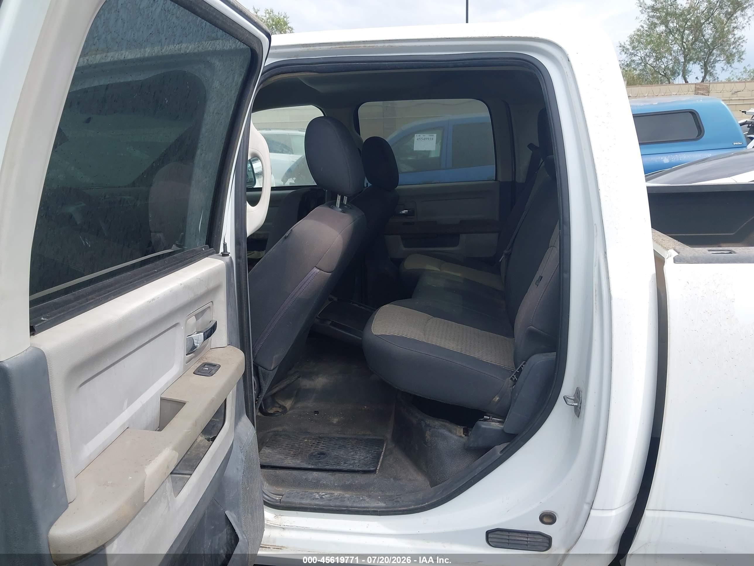 2012 Dodge Ram 3500 Slt White vin: 3C63DPHL8CG196351