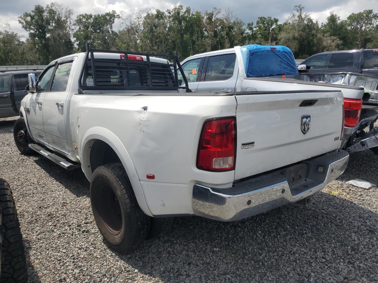 2012 Dodge Ram 3500 Laramie White vin: 3C63DPJL2CG258059