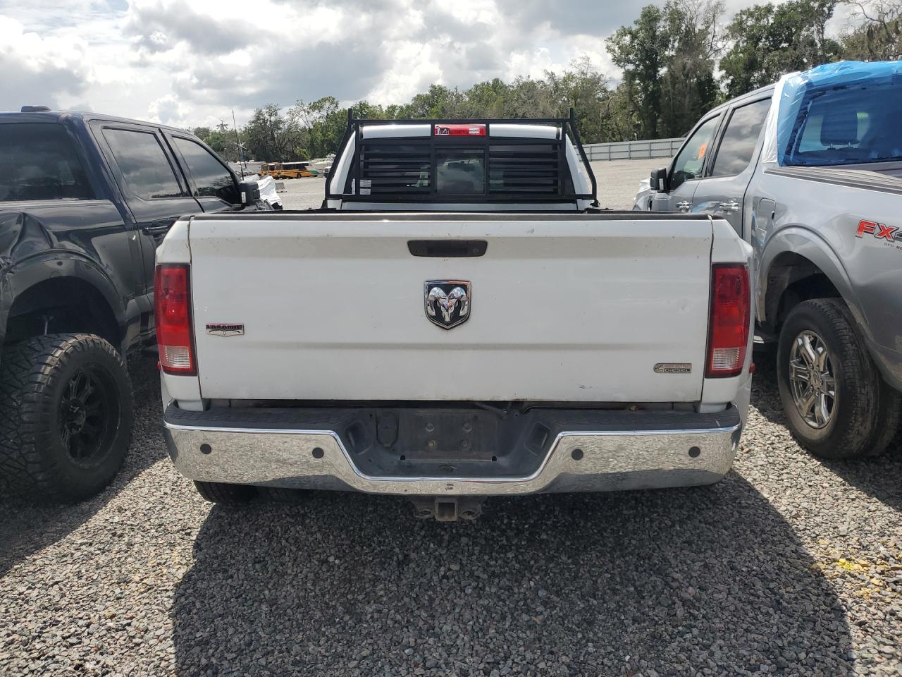 2012 Dodge Ram 3500 Laramie White vin: 3C63DPJL2CG258059