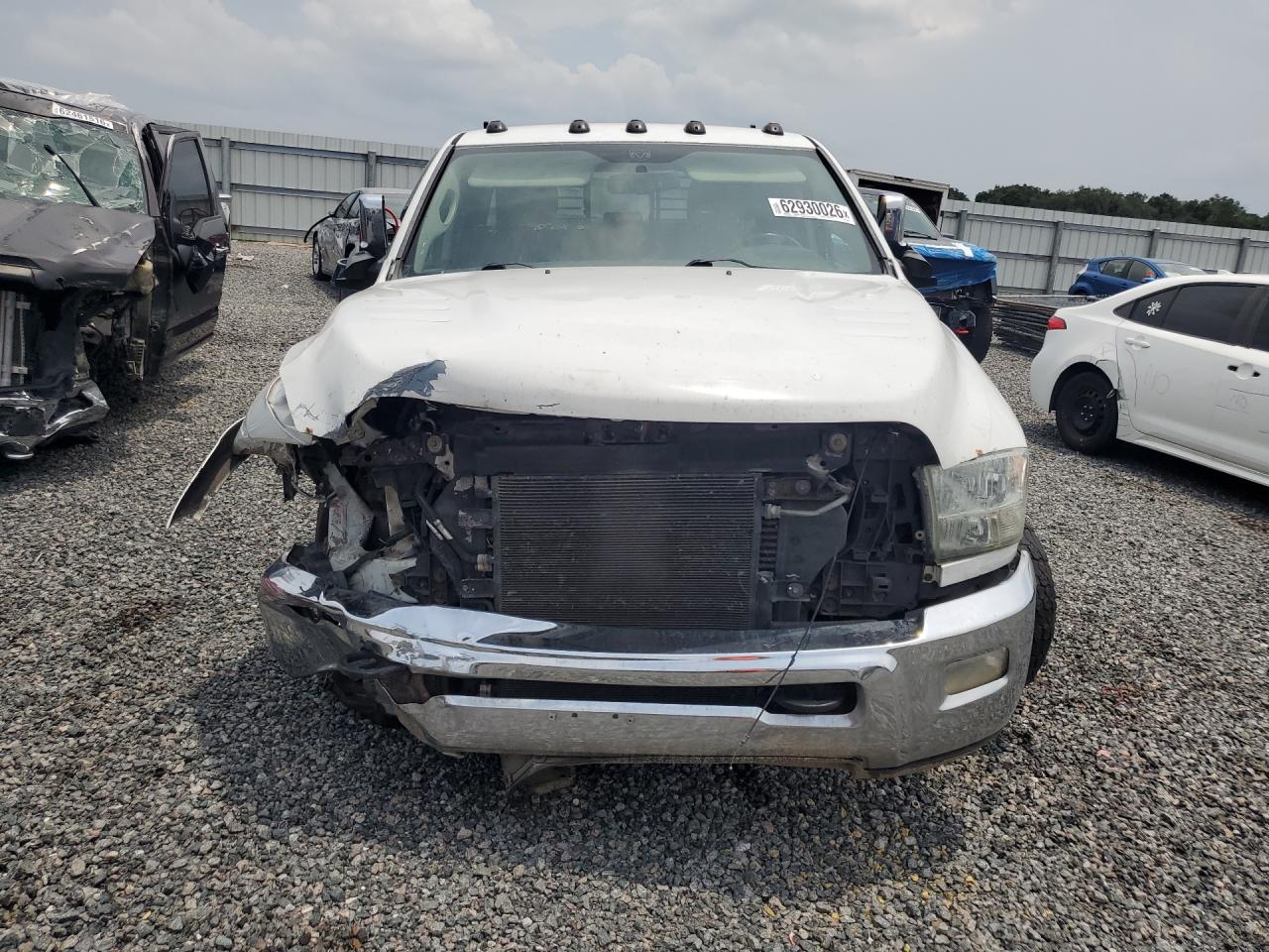 2012 Dodge Ram 3500 Laramie White vin: 3C63DPJL2CG258059