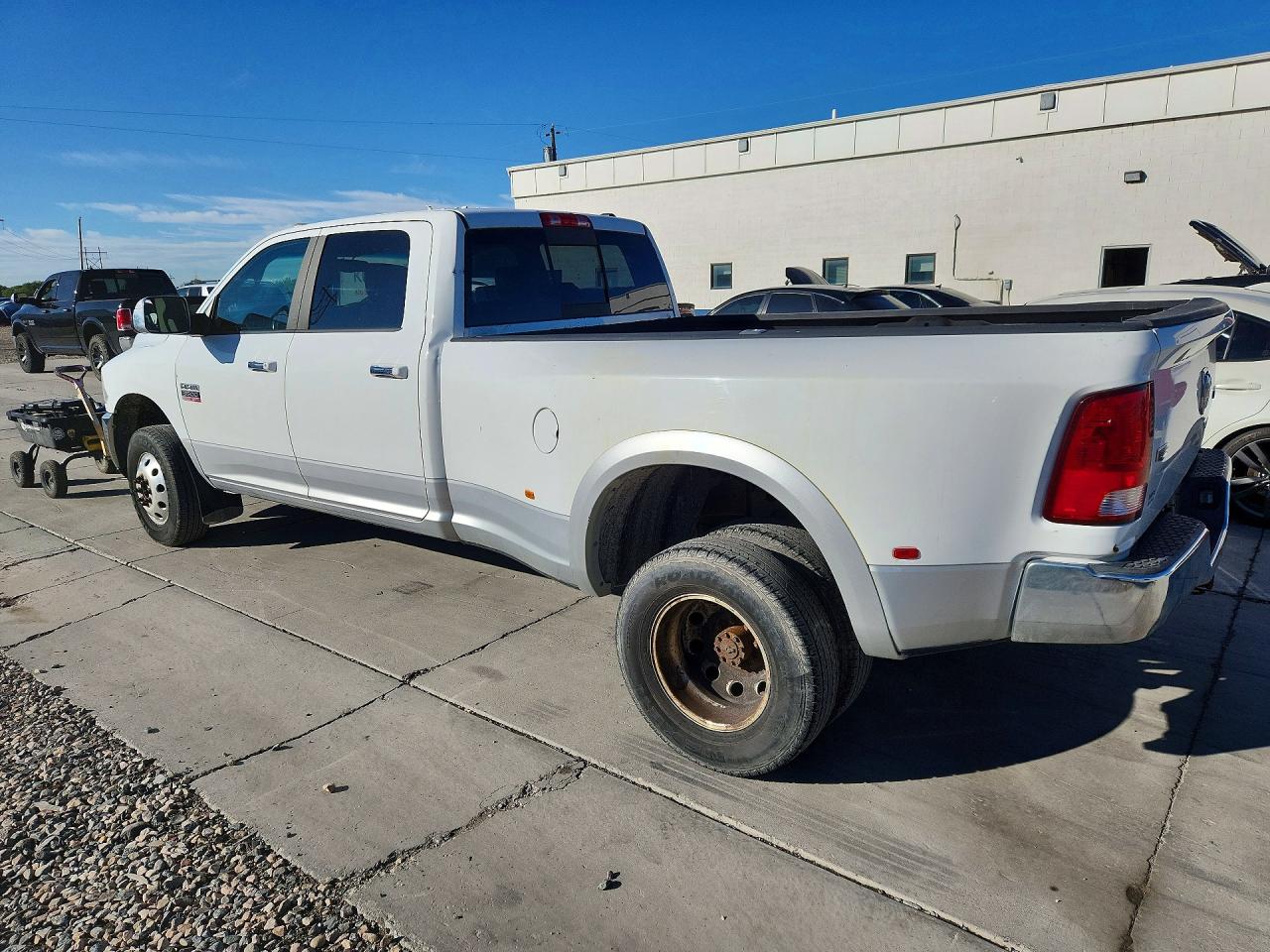 2012 Dodge Ram 3500 Laramie White vin: 3C63DRJL3CG170844