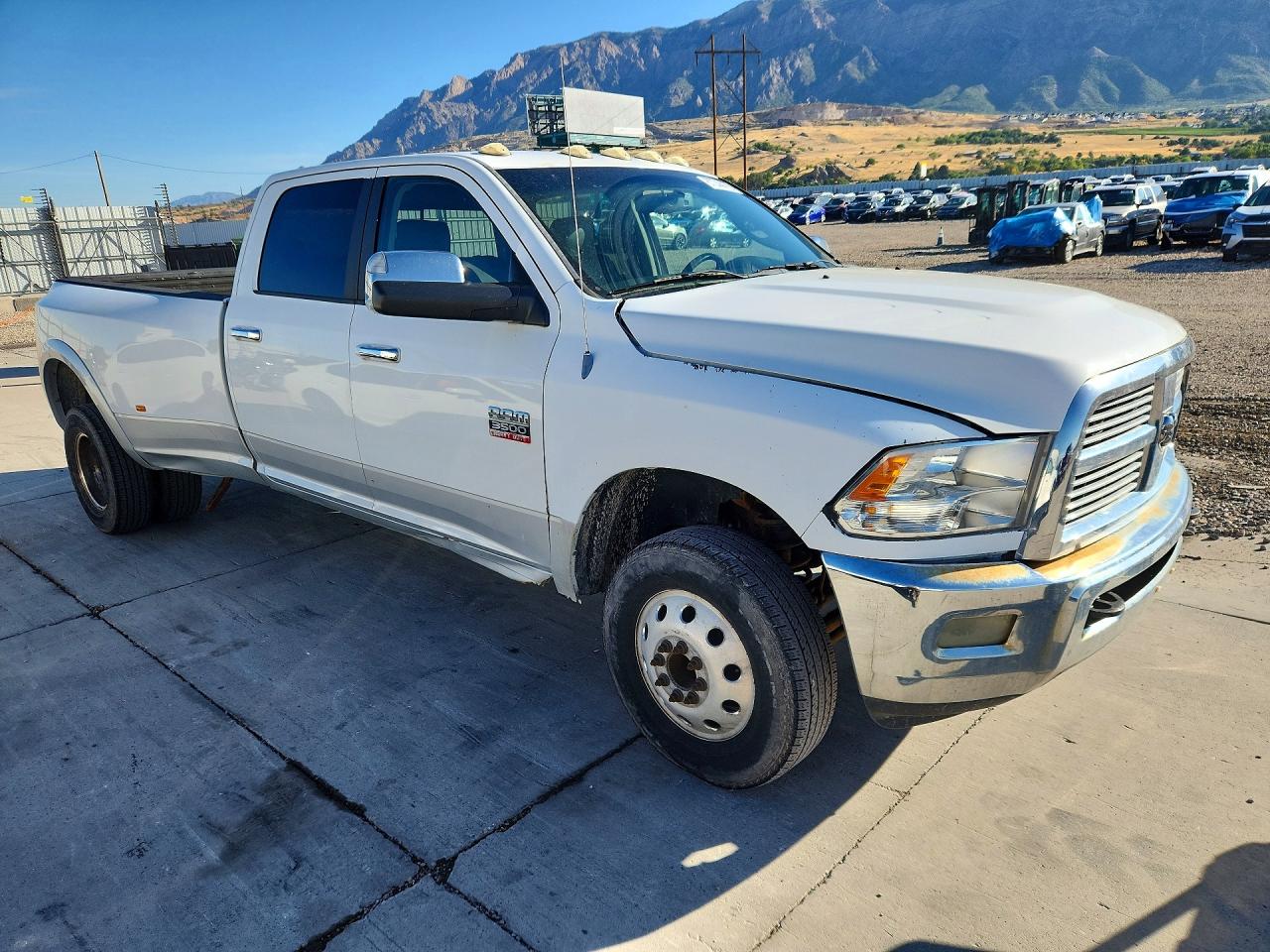 2012 Dodge Ram 3500 Laramie White vin: 3C63DRJL3CG170844