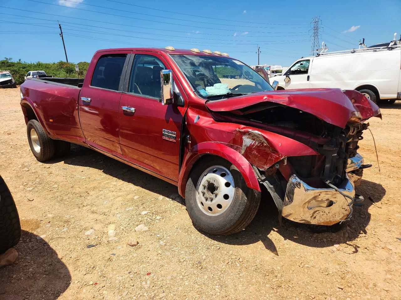 2012 Dodge Ram 3500 Laramie Бордовый vin: 3C63DRJL8CG159385