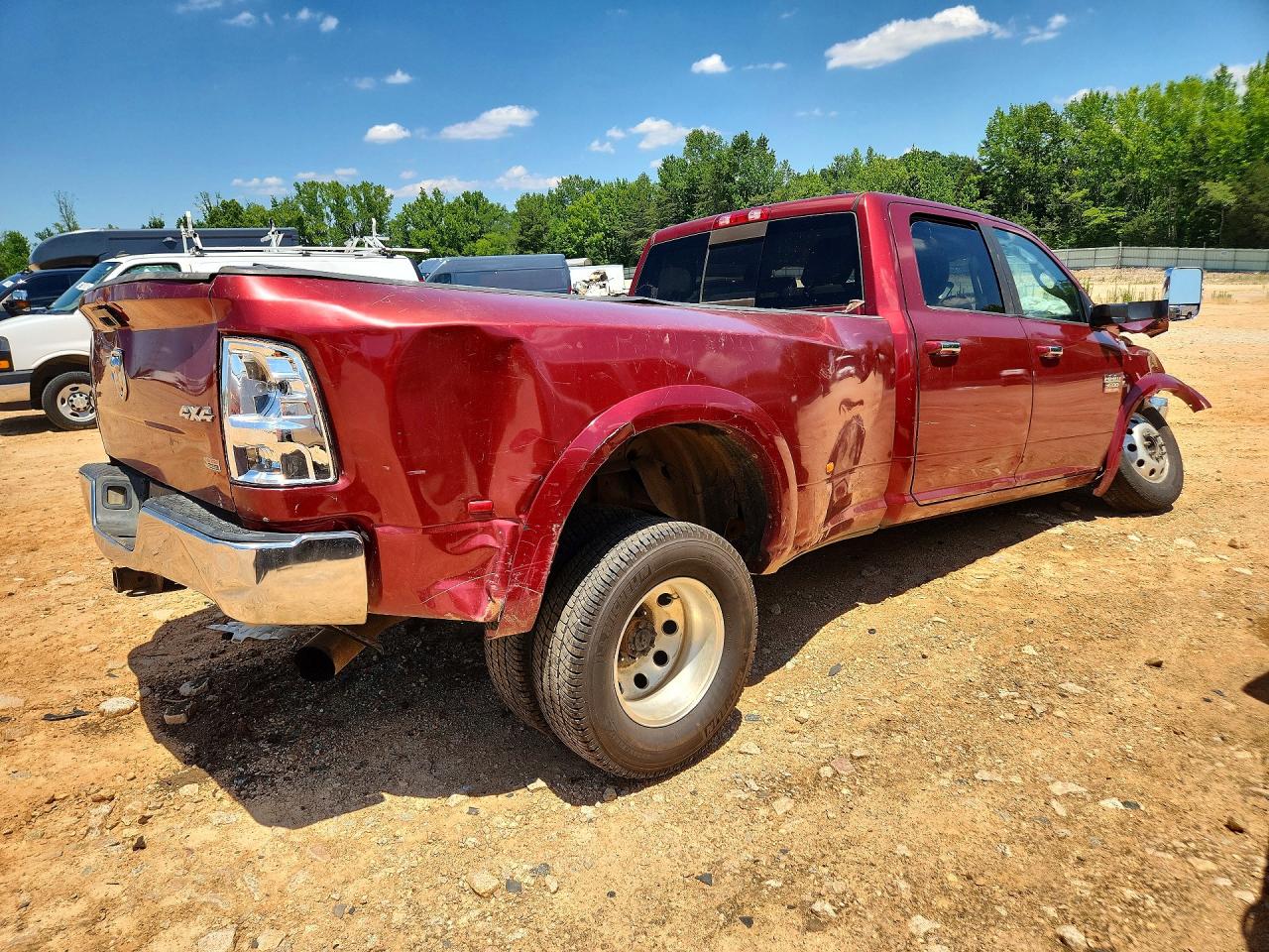 2012 Dodge Ram 3500 Laramie Бордовый vin: 3C63DRJL8CG159385