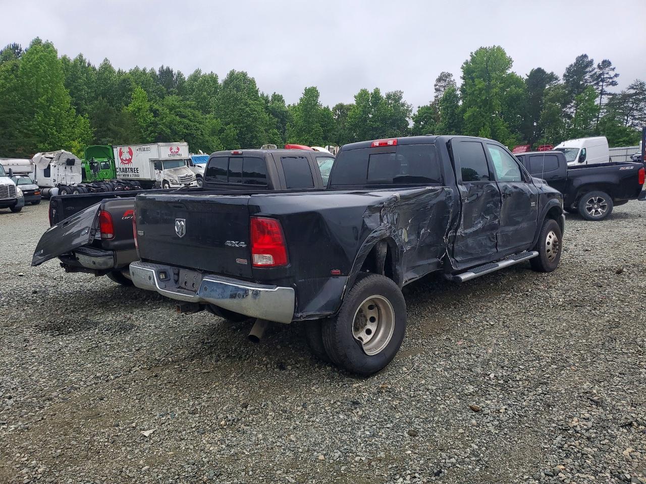2012 Dodge Ram 3500 Laramie Black vin: 3C63DRJLXCG342383