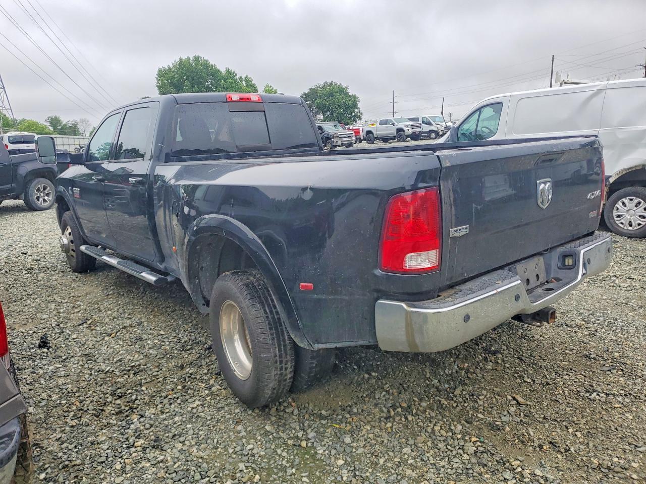 2012 Dodge Ram 3500 Laramie Black vin: 3C63DRJLXCG342383