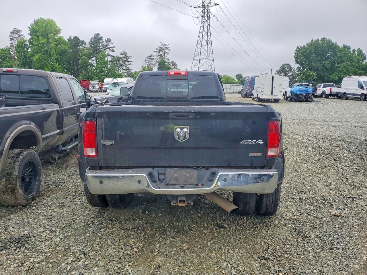 2012 Dodge Ram 3500 Laramie Black vin: 3C63DRJLXCG342383