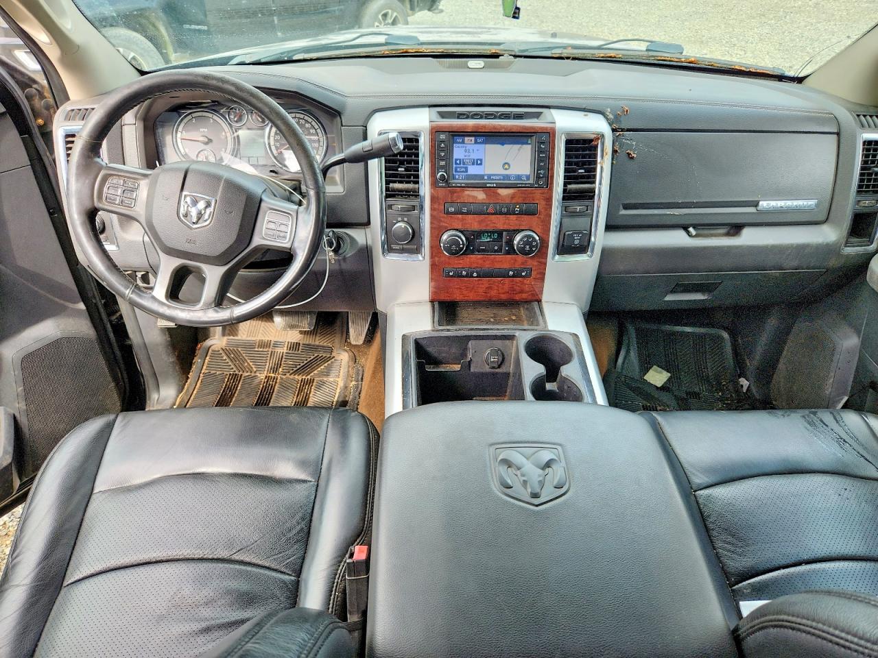2012 Dodge Ram 3500 Laramie Black vin: 3C63DRJLXCG342383