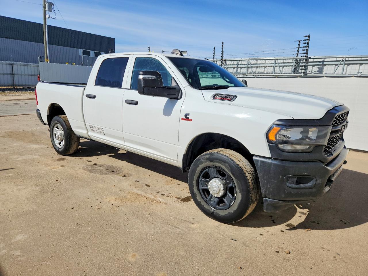 2023 Ram 3500 Tradesman White vin: 3C63R3CLXPG581272