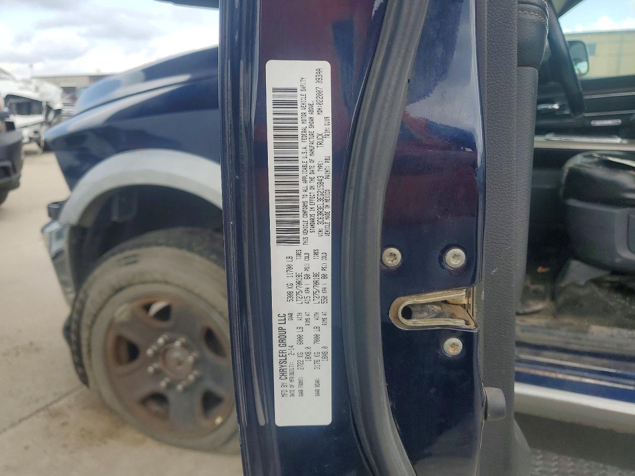 2014 Ram 3500 Laramie Синий vin: 3C63R3EL3EG215843