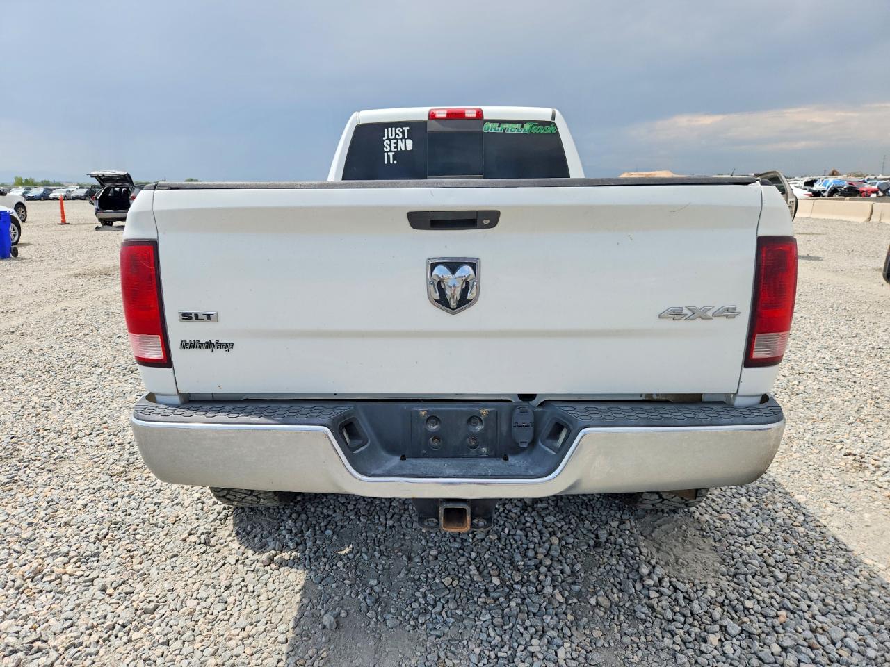 2014 Ram 3500 Slt White vin: 3C63R3HL4EG220058