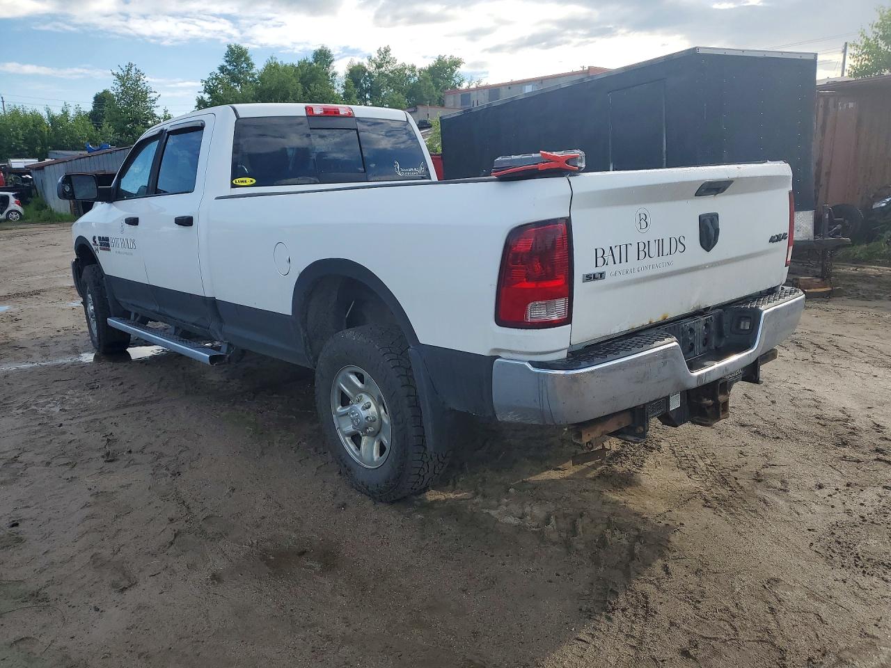2014 Ram 3500 Slt White vin: 3C63R3HL9EG215549