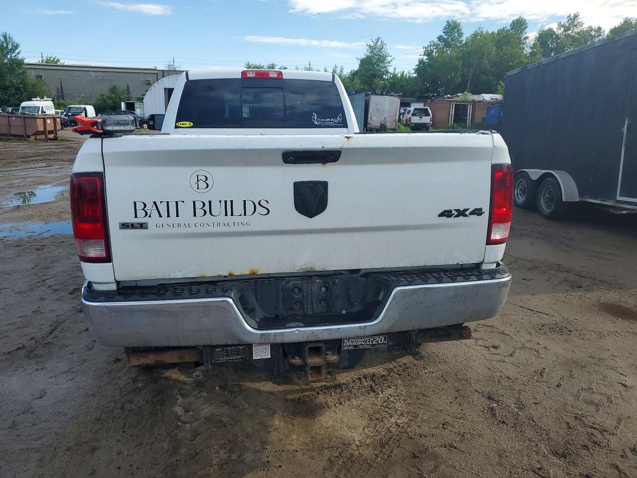 2014 Ram 3500 Slt White vin: 3C63R3HL9EG215549