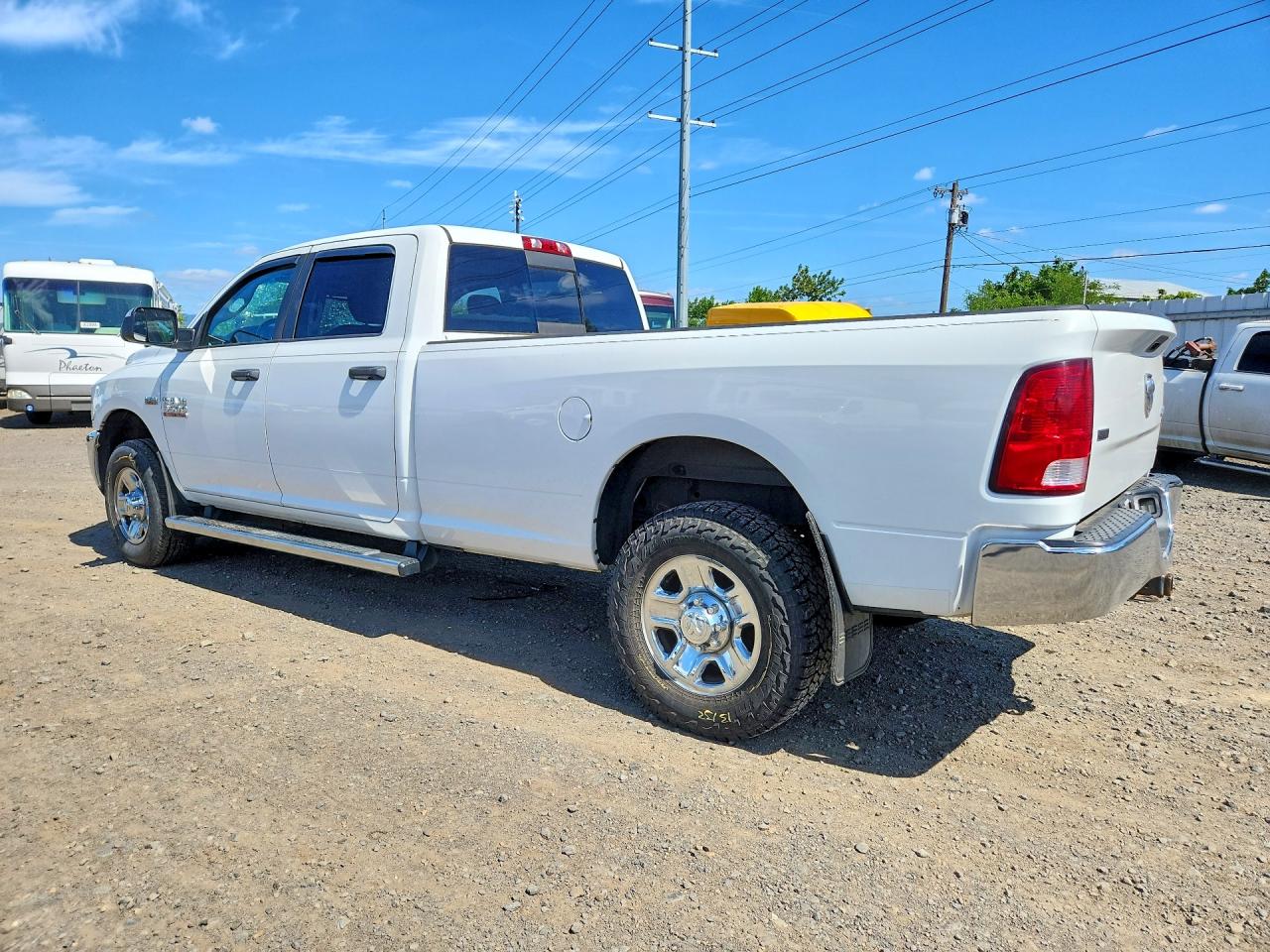 2014 Ram 3500 Slt White vin: 3C63R3HT9EG239673