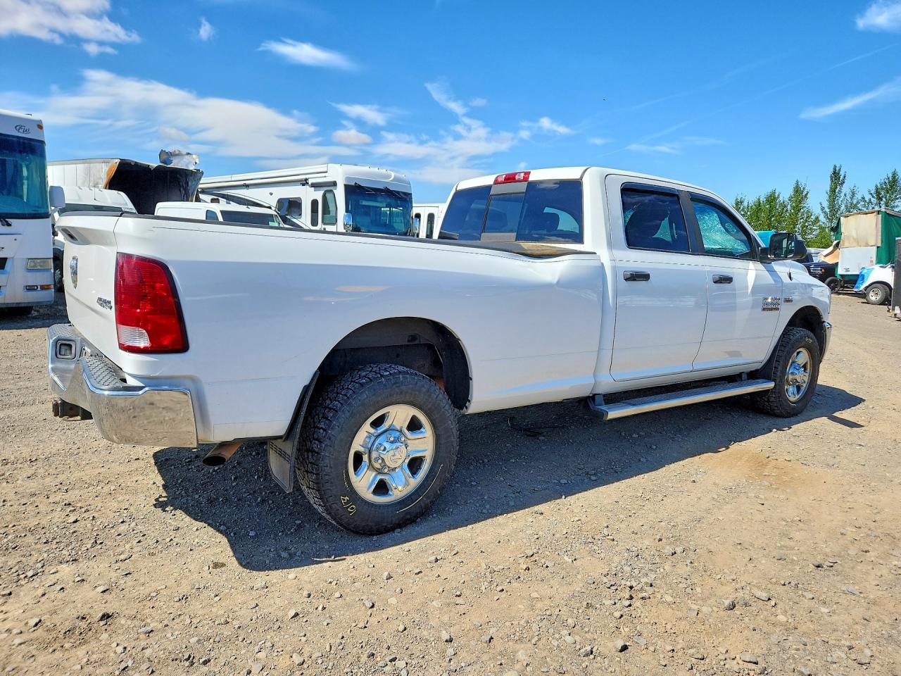 2014 Ram 3500 Slt White vin: 3C63R3HT9EG239673