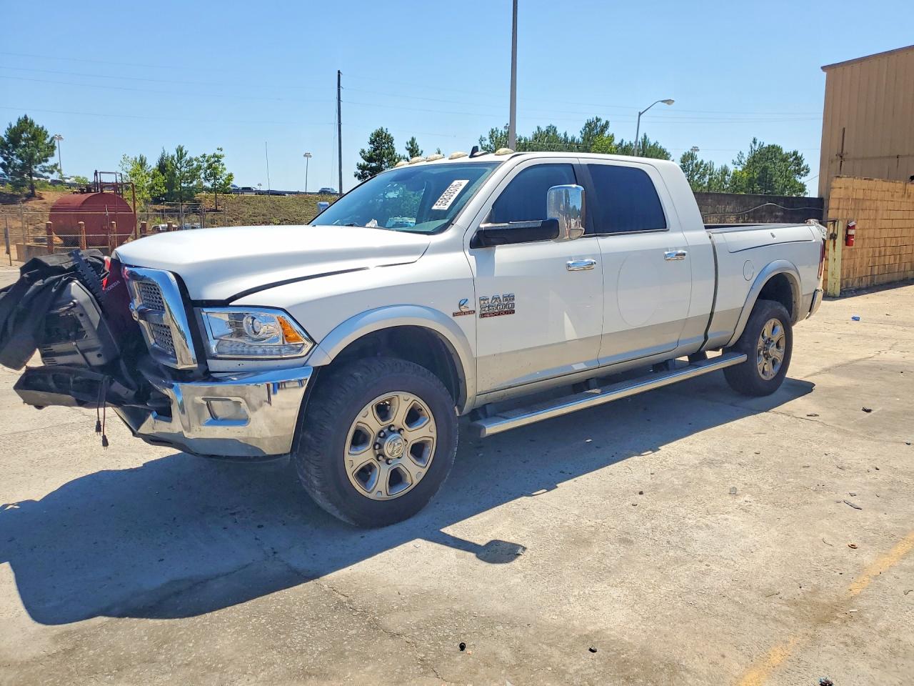 2014 Ram 3500 Laramie White vin: 3C63R3ML9EG295103