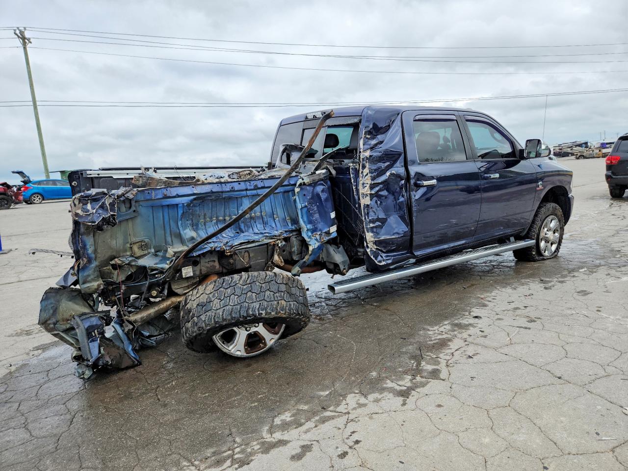 2014 Ram 3500 Longhorn Blue vin: 3C63R3NL0EG135514
