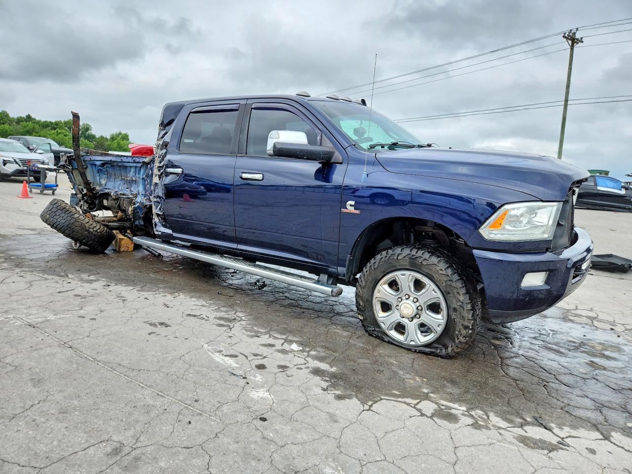 2014 Ram 3500 Longhorn Blue vin: 3C63R3NL0EG135514