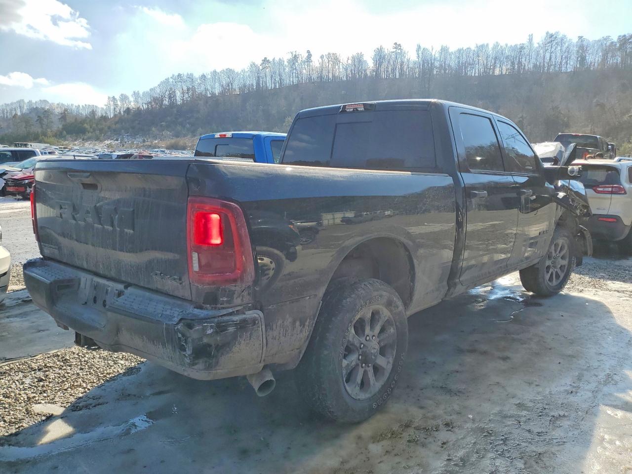 2025 Ram 2500 Big Horn Black vin: 3C63R5DL6SG508936