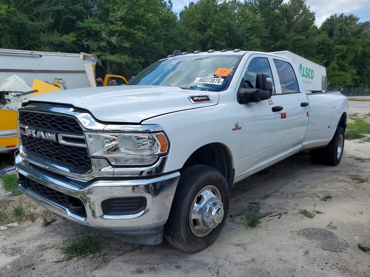 2024 Ram 3500 Tradesman White vin: 3C63RRGL6RG215180