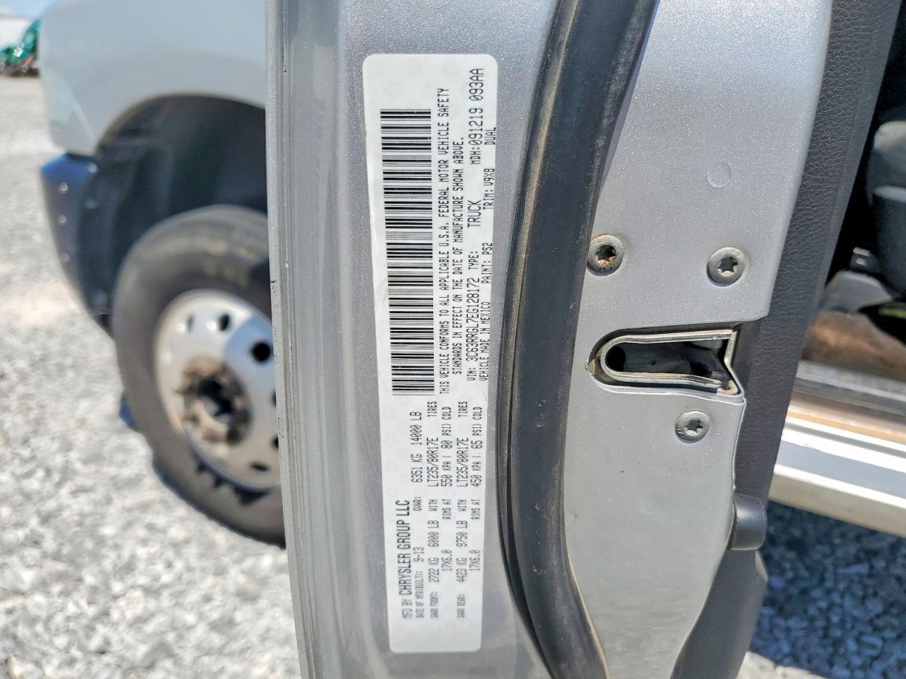 2014 Ram 3500 St Silver vin: 3C63RRGL7EG128172
