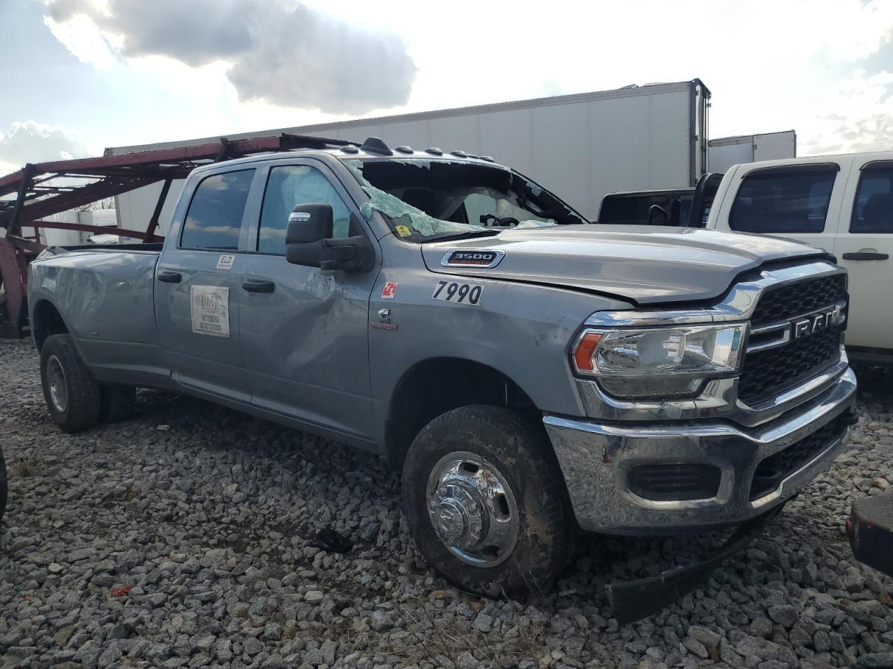2024 Ram 3500 Tradesman Gray vin: 3C63RRGL7RG147990