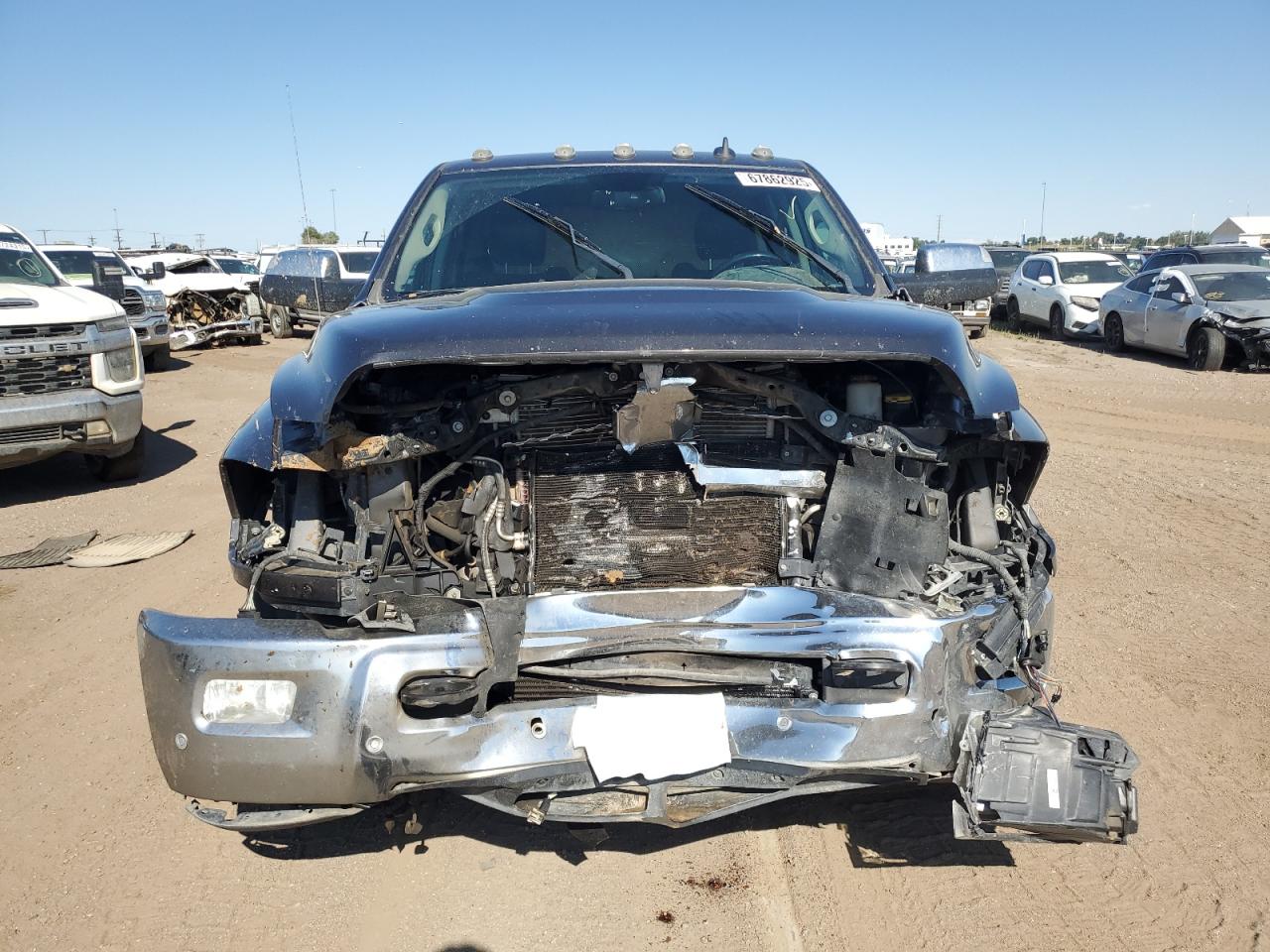 2018 Ram 3500 Laramie Gray vin: 3C63RRJL3JG330719