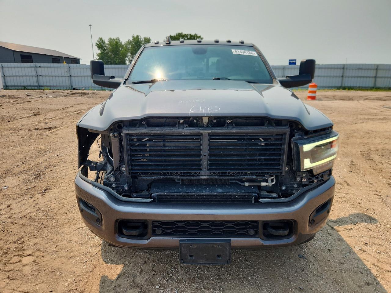 2021 Ram 3500 Laramie Gray vin: 3C63RRJL5MG589572