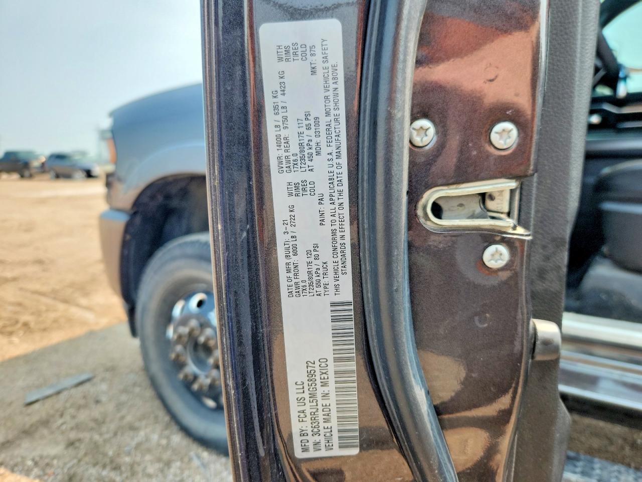 2021 Ram 3500 Laramie Gray vin: 3C63RRJL5MG589572