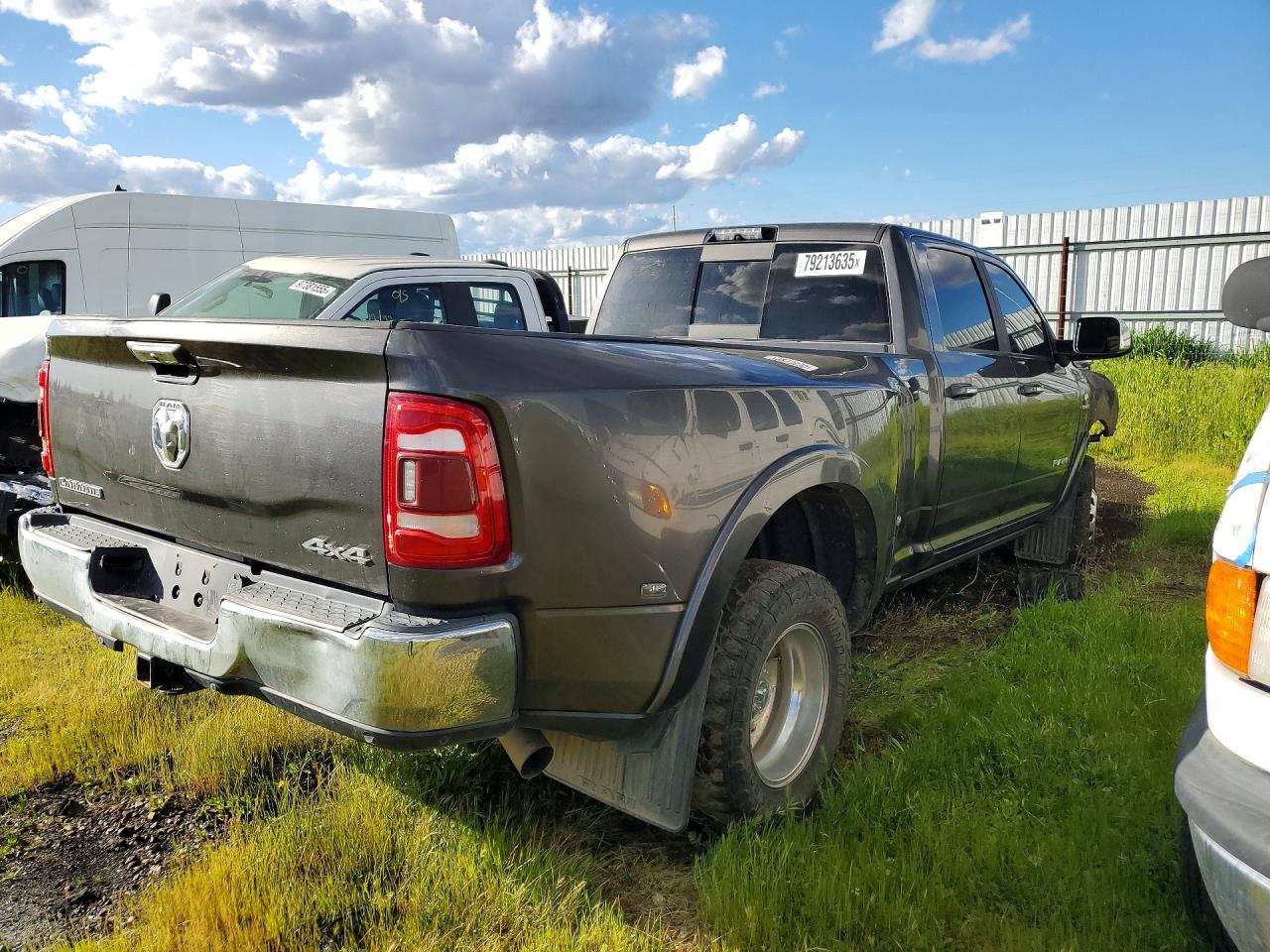 2019 Ram 3500 Laramie Серый vin: 3C63RRJL9KG542834