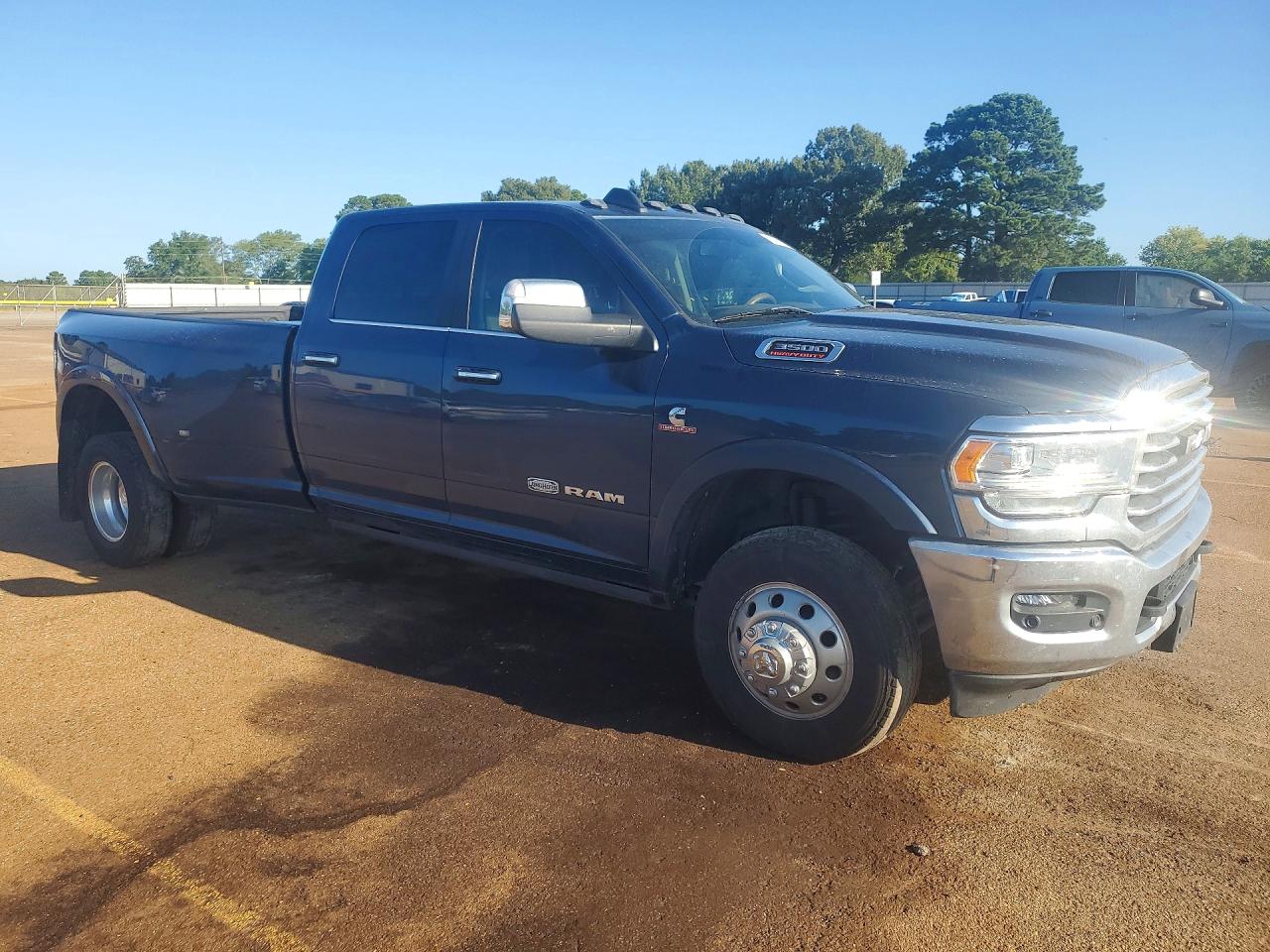 2022 Ram 3500 Longhorn Blue vin: 3C63RRKL8NG216560