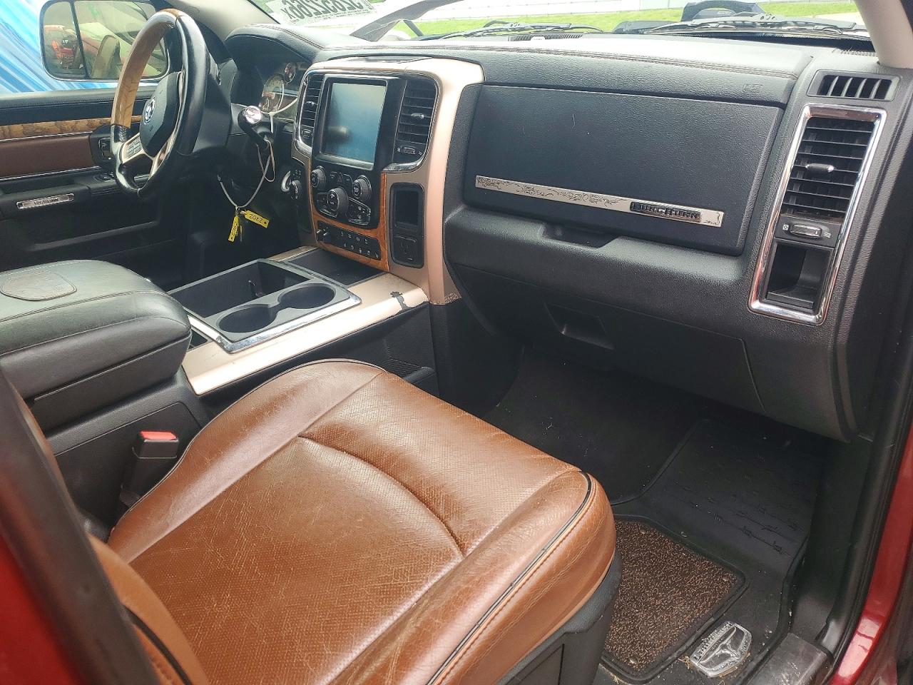 2013 Ram 3500 Longhorn Burgundy vin: 3C63RRNL3DG544558